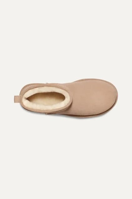 UGG UGG Kadın Düz Taban Logo Baskılı Rahat Spor Stil Kum Bot & Bootie 1135092-SAND