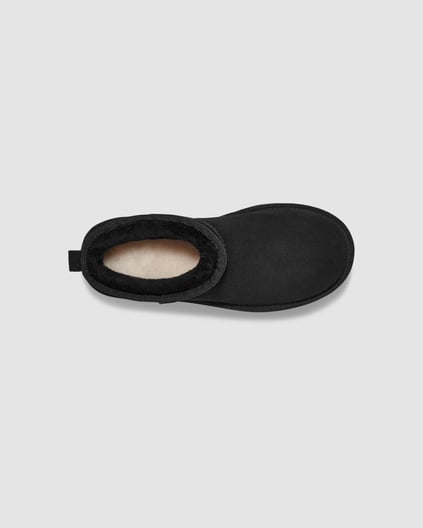 UGG UGG Kadın Düz Taban Logo Baskılı Rahat Spor Stil BLACK Bot & Bootie 1135092-BLACK
