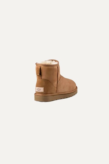 UGG UGG Kadın Düz Taban Logo Baskılı Rahat Spor Stil Taba Bot & Bootie 1016222-TABA