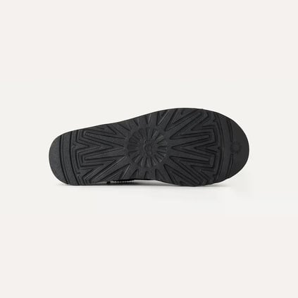 UGG UGG Kadın Rahat Düşük Taban Süet Üst Yüzeyli Siyah Terlik 1173891-BLACK