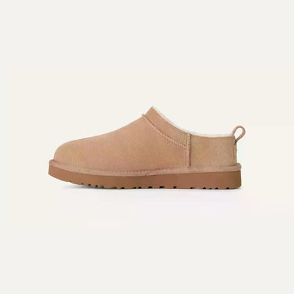 UGG UGG Kadın Rahat Düşük Taban Süet Üst Yüzeyli Kum Terlik 1173891-SAND