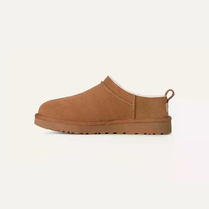UGG UGG Kadın Rahat Düşük Taban Süet Üst Yüzeyli Taba Terlik 1173891-CHESTNUT