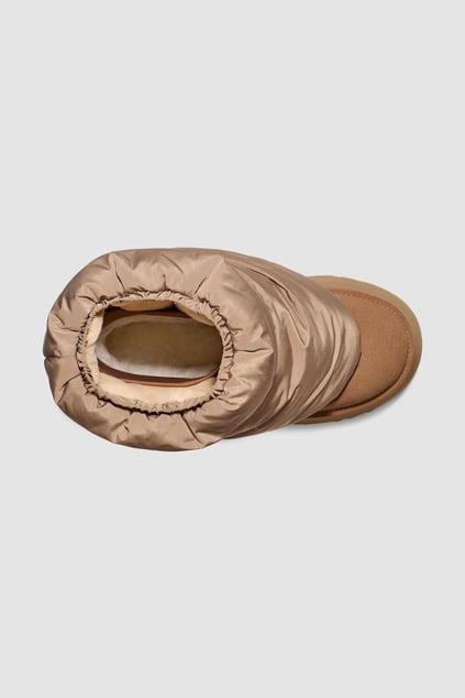 UGG UGG Kadın Süet Topuk Dolgu Neopren Gövde Boğaz Kısmı Çorap Geçmeli Taba Bot & Bootie 1158275-TABA
