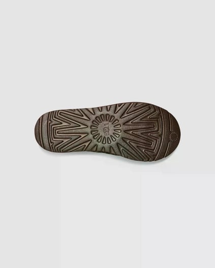 UGG UGG Kadın Yumuşak Astarlı EVA Dış Taban Süet Yüzey Leopar Terlik 1158350-BURNTCEDAR