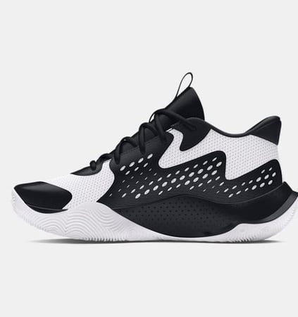 Under Armour Under Armour Erkek Logo Detaylı Hafif Esneyebilen Bağcıklı Siyah Basketbol Ayakkabısı 3026634-006