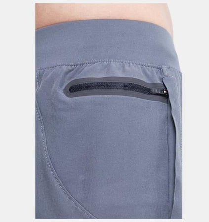 Under Armour Under Armour Erkek Logolu Beli Lastikli Yüksek Bel Slim Fit Antrasit Eşofman Altı 1352028-012