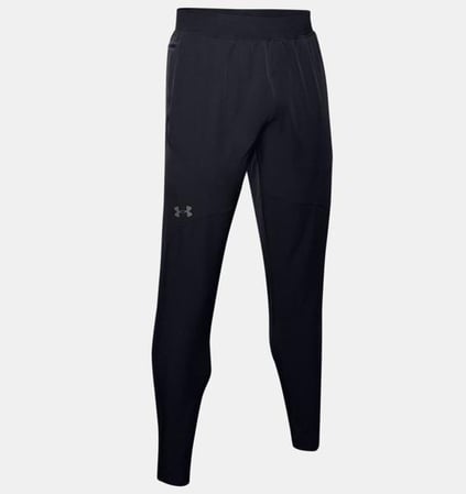 Under Armour Under Armour Erkek Logolu Beli Lastikli Yüksek Bel Slim Fit Siyah Eşofman Altı 1352028-001
