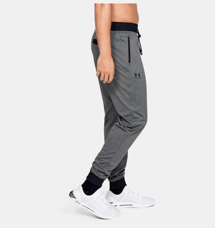 Under Armour Under Armour Erkek Logolu Beli Lastikli Yüksek Bel Slim Fit Gri Eşofman Altı 1290261-090