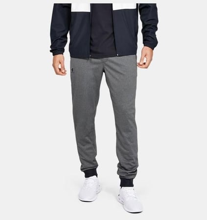 Under Armour Under Armour Erkek Logolu Beli Lastikli Yüksek Bel Slim Fit Gri Eşofman Altı 1290261-090