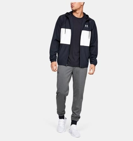 Under Armour Under Armour Erkek Logolu Beli Lastikli Yüksek Bel Slim Fit Gri Eşofman Altı 1290261-090