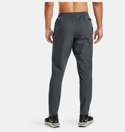 Under Armour Under Armour Erkek Logolu Beli Lastikli Yüksek Bel Slim Fit Antrasit Eşofman Altı 1352028-012