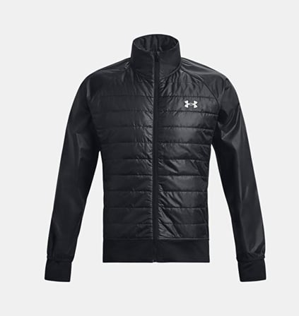Under Armour Under Armour Erkek Marka Logo Detaylı Şişme Dik Yaka Siyah Ceket 1380868-001