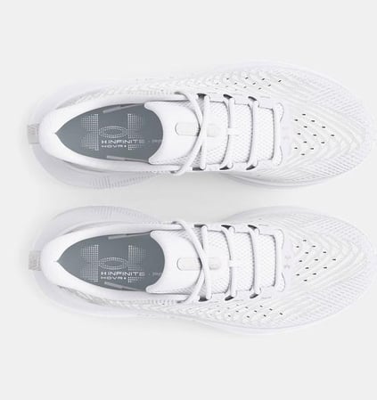 Under Armour Under Armour Erkek Marka Logolu Rahat Taban Bağıcıklı Beyaz Koşu & Antrenman Ayakkabısı 3027190-100