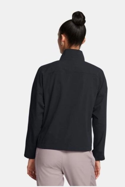 Under Armour Under Armour Kadın Basic Uzun Kollu Logo Nakışlı Siyah Ceket 1385895-002