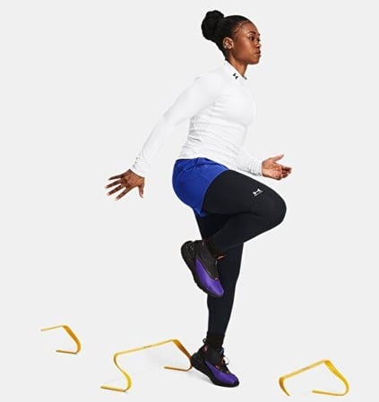 Under Armour Under Armour Kadın Beli Lastikli Slim Fit Sıcak Tutan Hızlı Kuruyan Nem Emici Kumaş Siyah Tayt 1368700-001