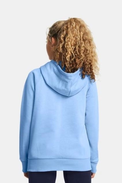 Under Armour Under Armour Kadın Kapüşonlu Yaka Büyük Logo Baskılı Mavi Sweatshirt 1379501-465
