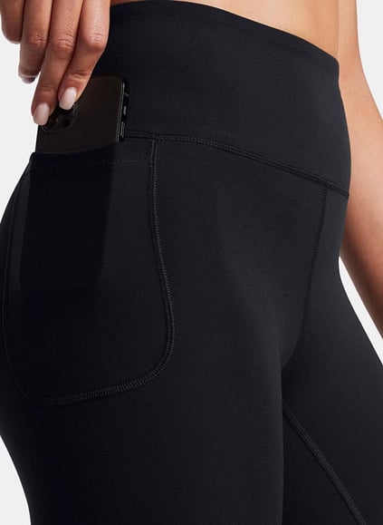 Under Armour Under Armour Kadın Lastikli ve Yüksek Bel Slim Fit Dar Paça Siyah Tayt 1388649-001