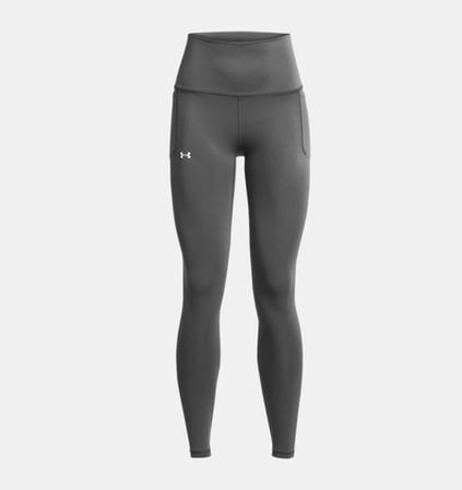 Under Armour Under Armour Kadın Marka Logolu Esnek Terletmez Antrasit Tayt 1382533-025
