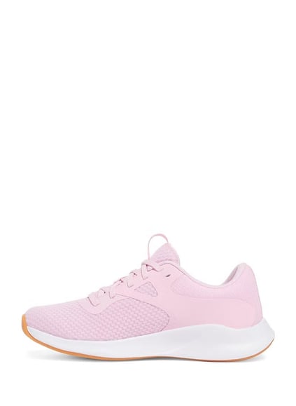 Under Armour Under Armour Kadın Marka Logolu Rahat Taban Bağıcıklı Pembe Sneaker 3025060-647