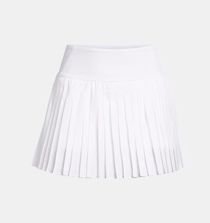 Under Armour Under Armour Kadın Pileli Yüksek Bel Mini Altı Şortlu Beyaz Etek 1390157-100