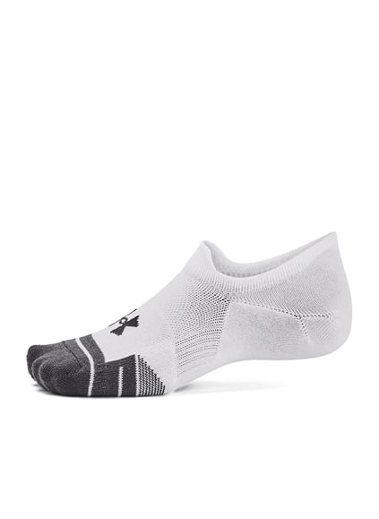 Under Armour Under Armour Unısex Pamuklu Logolu Dokuma Kumaş Beyaz Çorap 1379502-100