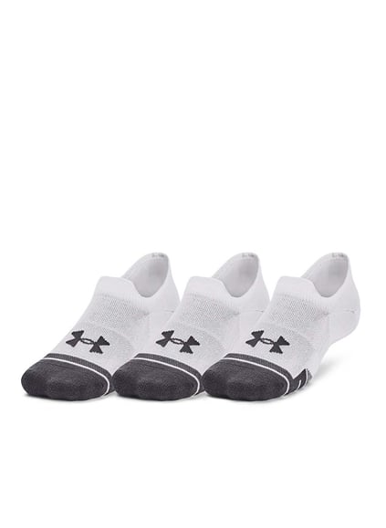 Under Armour Under Armour Unısex Pamuklu Logolu Dokuma Kumaş Beyaz Çorap 1379502-100