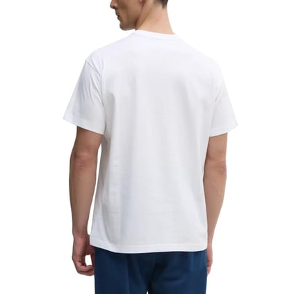Versace Versace Erkek Yuvarlak Yaka Kısa Kollu Pamuklu Beyaz T-Shirt 78GAHE04CJ00E-003