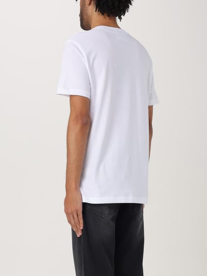 Versace Versace Kadın Küçük Logo Detaylı Bisiklet Yaka Kısa Kollu Beyaz T-Shirt 78GAHT00CJ00T-G03