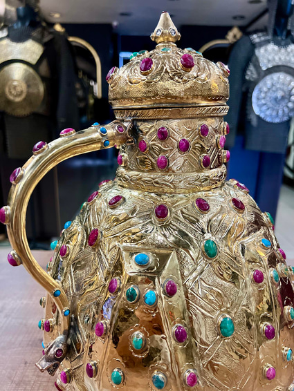 Altın Kaplama Necefli Maşrapa