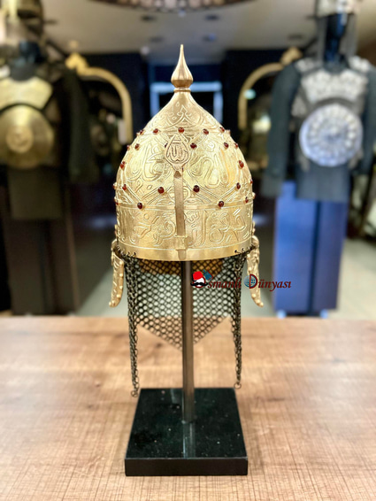 Minyatür Fatih Sultan Mehmed Miğferi