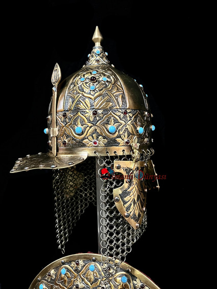 Osmanlı Tören Zırh Seti ( Masa Üstü Dekorasyon ) 