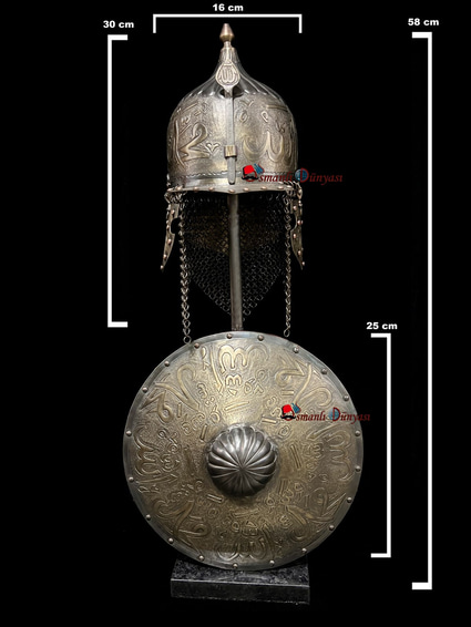 Osmanlı Zırh Seti ( Masa Üstü Dekorasyon ) ) 