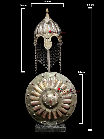 Osmanlı Zırh Seti ( Masa Üstü Dekorasyon ) 