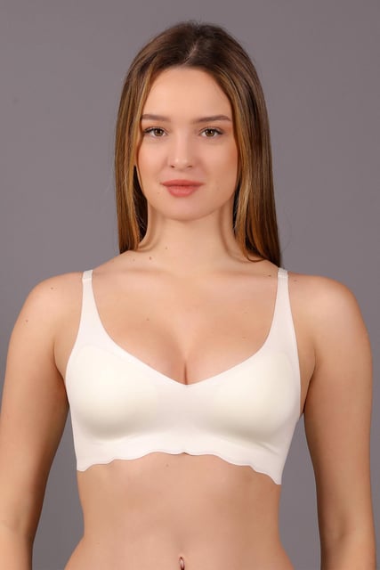 Mısırlı New Bra Balensiz Hayalet Ekru Sütyen - 6150