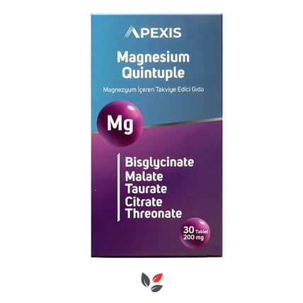 Apexis Magnesium Quintuple 30 Tablet
