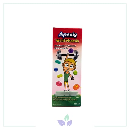 Apexis Multivitamin Çilek Aromalı Şurup 150 ml