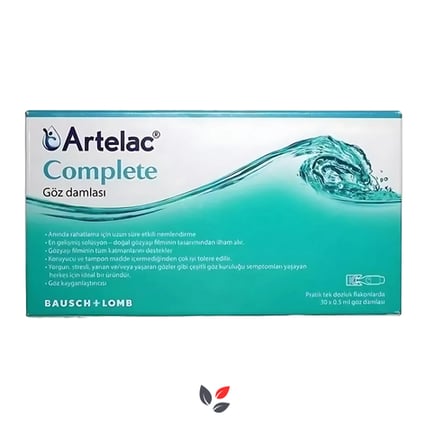 Artelac Complete Göz Damlası 30 Flakon 0.5 ml