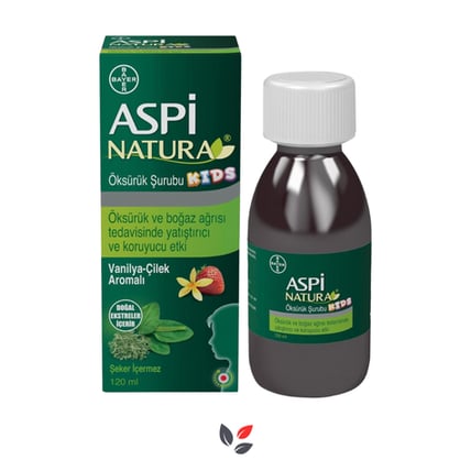 Aspinatura Kids Öksürük Şurubu Vanilya & Çilek 120 ml