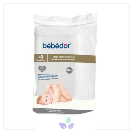 Bebedor Bebek Temizleme Pamuğu 60lı