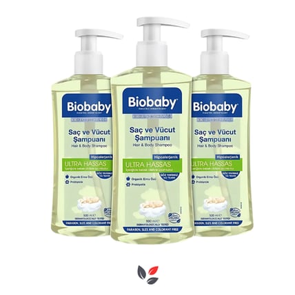 Biobaby Bebek Şampuanı 3 AL 2 ÖDE