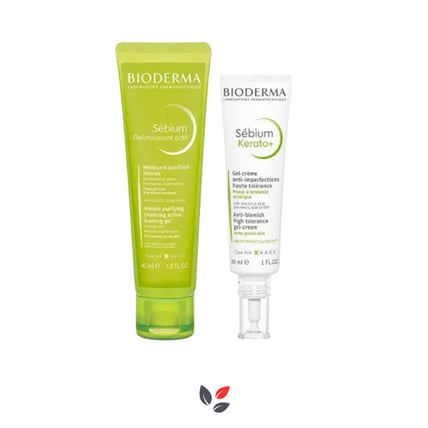 Bioderma Sebium Kerato+ 30 ml + Sebium Gel Moussant Actif 45 ml