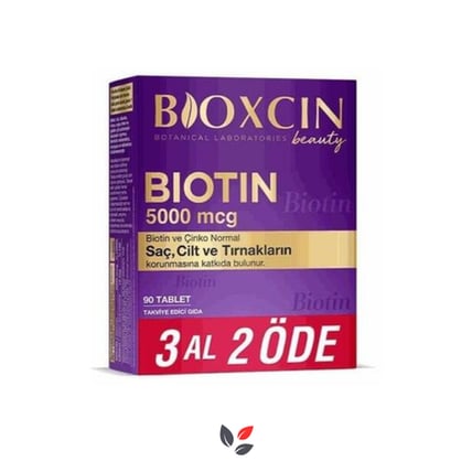 Bioxcin Biotin 5000 mcg 30 Tablet 3'lü