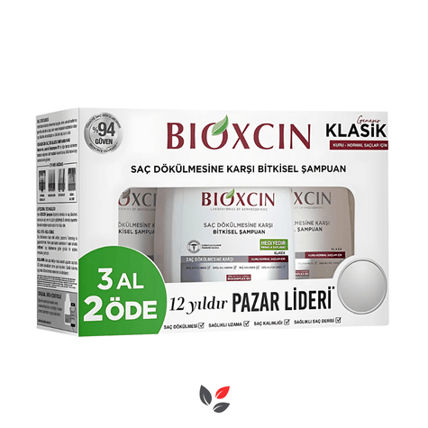 Bioxcin Genesis 3 Al 2 Öde Kuru ve Normal Saçlar İçin Şampuan 3 x 300 ml