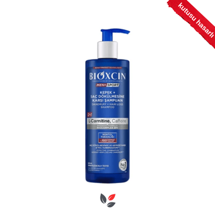 Bioxcin Men+ Sport 500 ml Saç Dökülmesine Karşı Kepek Şampuanı - KUTUSU HASARLI