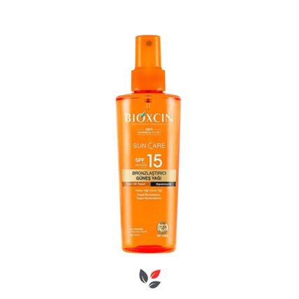Bioxcin Sun Care 200 ml 15 Faktör Bronzlaştırıcı Yağ