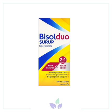 Bisolduo Bal ve Hatmi Kökü Şurup 100 ml