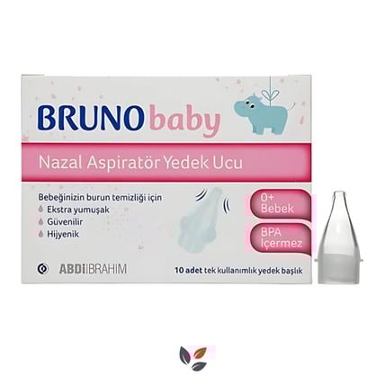 Bruno Baby Nazal Aspiratör Yedek Ucu 10'lu
