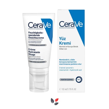 Cerave Nemlendirici Yüz Kremi 52 ml