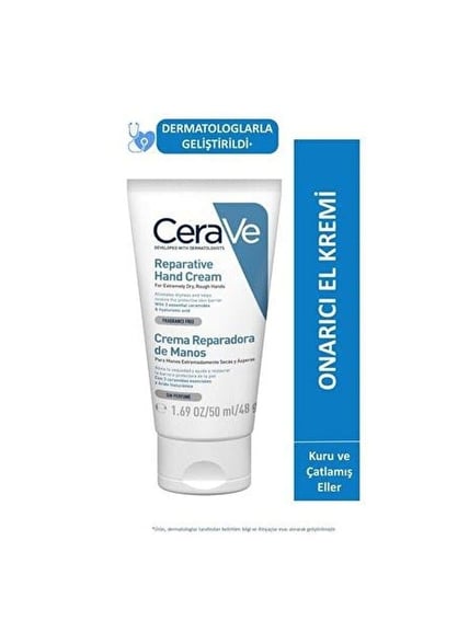 CERAVE REPARATIVE HAND CREAM KURU   SERTLESMIS ELLER ICIN 50 ML