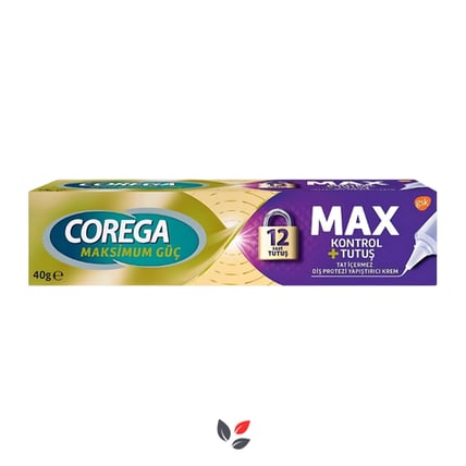 Corega Maksimum Kontrol Diş Protezi Yapıştırıcı Krem 40 gr